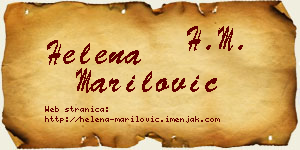 Helena Marilović vizit kartica